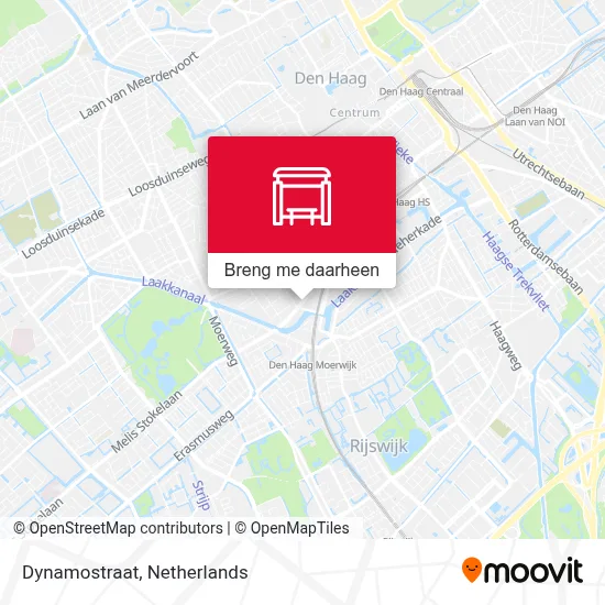 Dynamostraat kaart