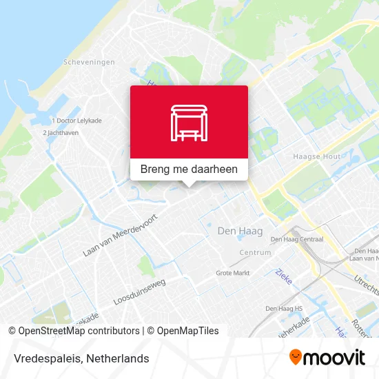 Vredespaleis kaart