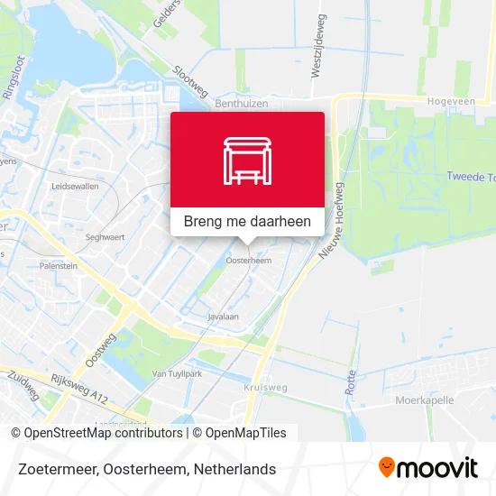 Zoetermeer, Oosterheem kaart