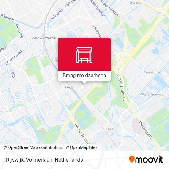 Rijswijk, Volmerlaan kaart