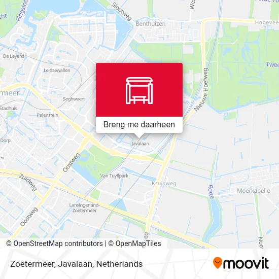 Zoetermeer, Javalaan kaart