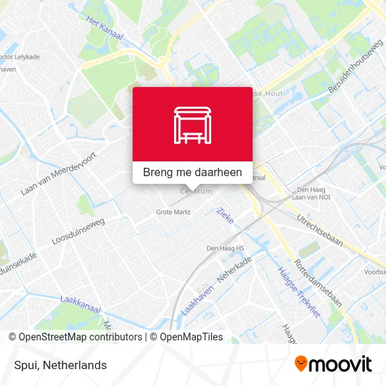 Spui kaart