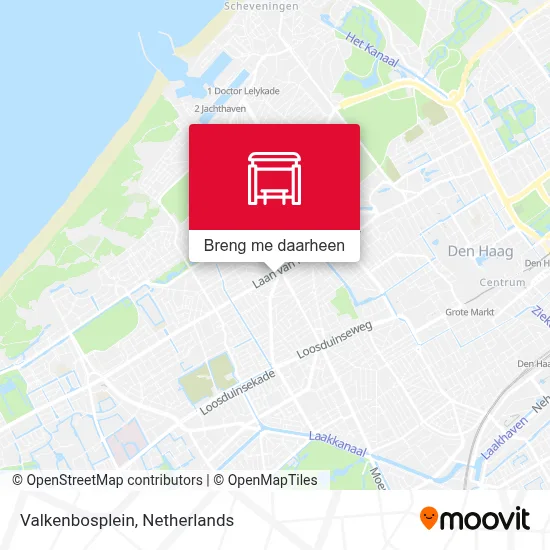 Valkenbosplein kaart