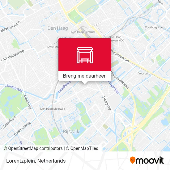 Lorentzplein kaart