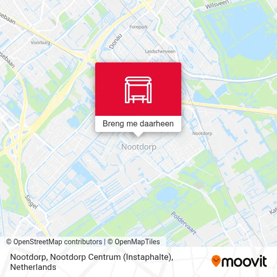 Nootdorp, Nootdorp Centrum (Instaphalte) kaart