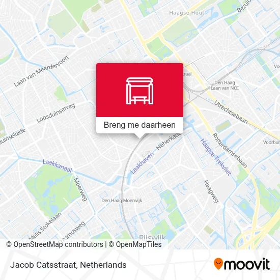 Jacob Catsstraat kaart