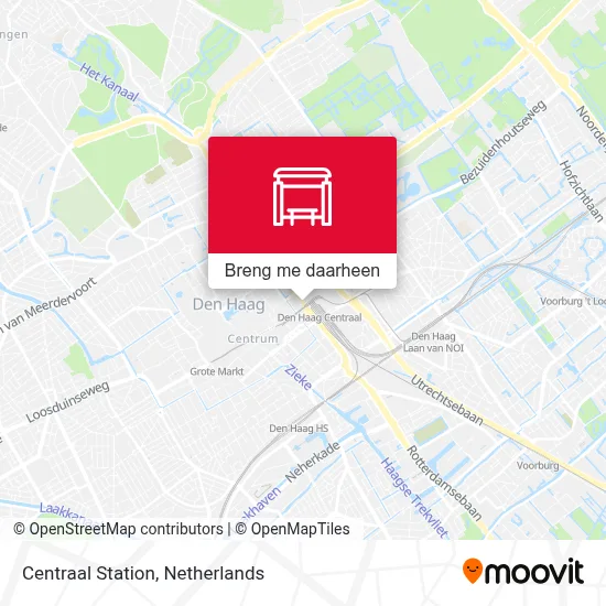 Centraal Station kaart