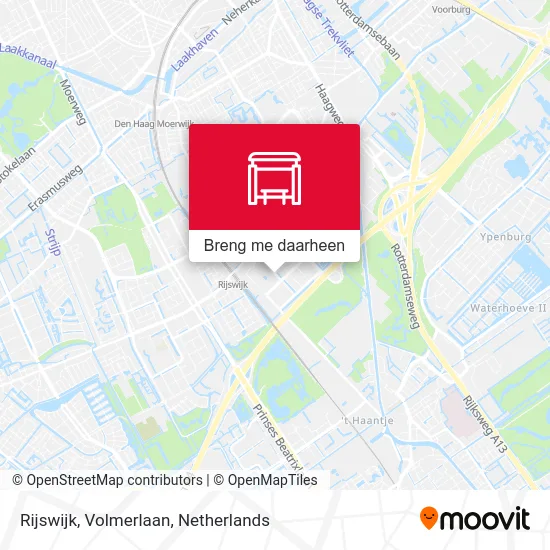 Rijswijk, Volmerlaan kaart