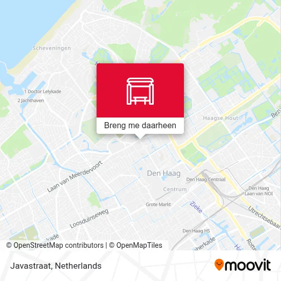 Javastraat kaart