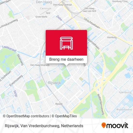 Rijswijk, Van Vredenburchweg kaart