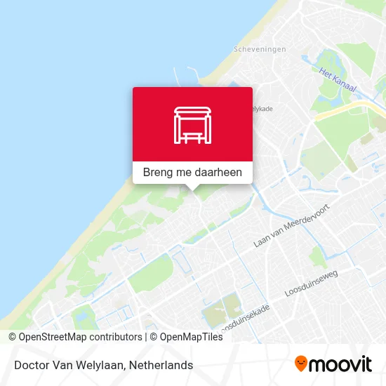 Doctor Van Welylaan kaart