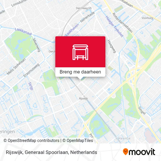 Rijswijk, Generaal Spoorlaan kaart