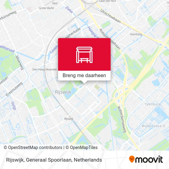 Rijswijk, Generaal Spoorlaan kaart