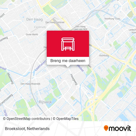Broeksloot kaart