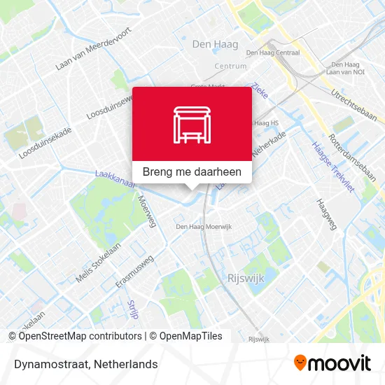 Dynamostraat kaart