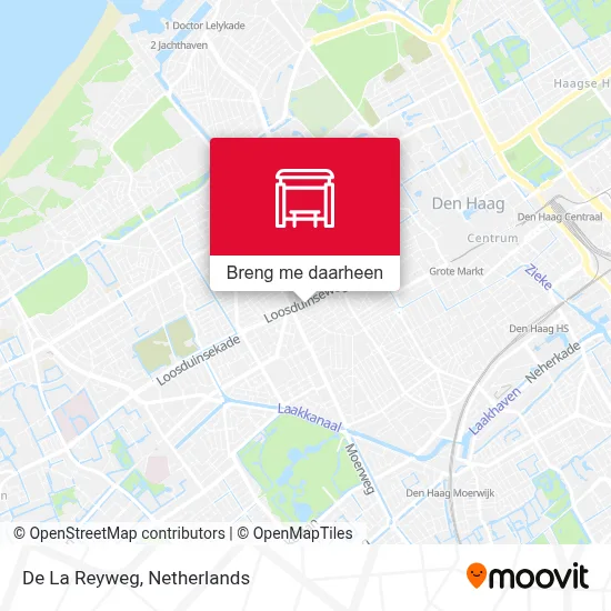De La Reyweg kaart