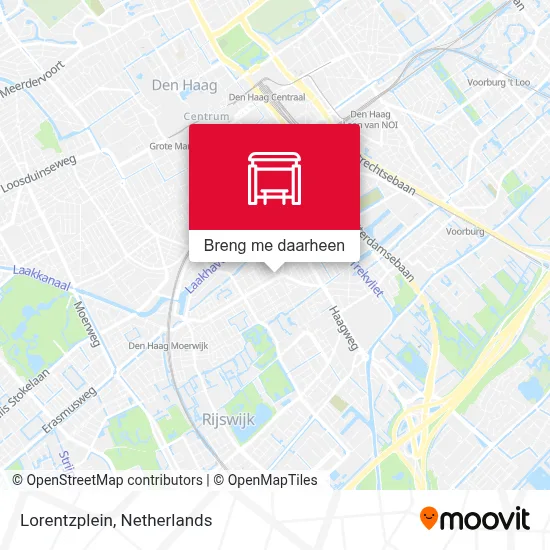 Lorentzplein kaart