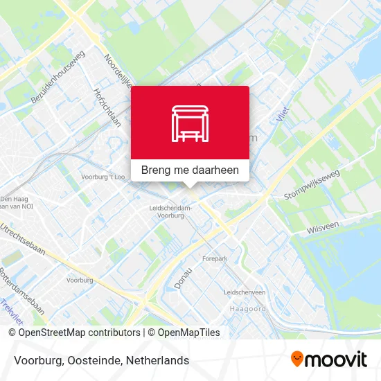 Voorburg, Oosteinde kaart