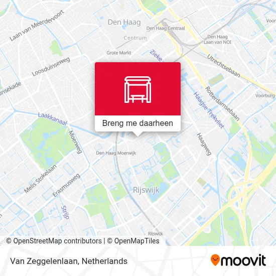 Van Zeggelenlaan kaart