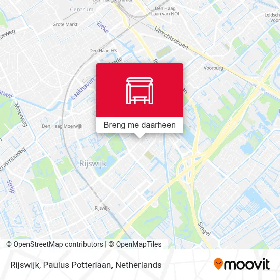 Rijswijk, Paulus Potterlaan kaart