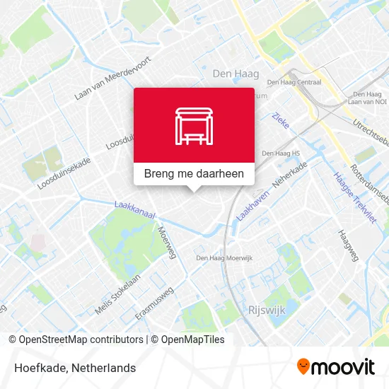 Hoefkade kaart