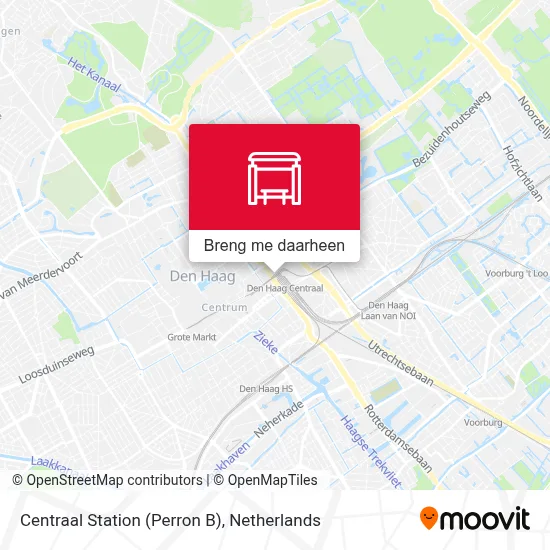 Centraal Station (Perron B) kaart