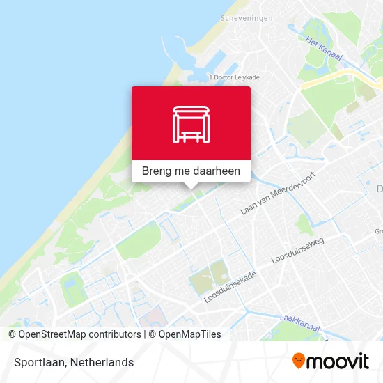Sportlaan kaart