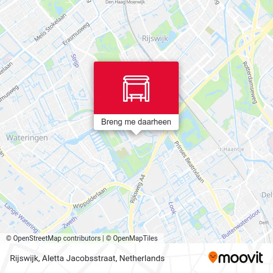 Rijswijk, Aletta Jacobsstraat kaart