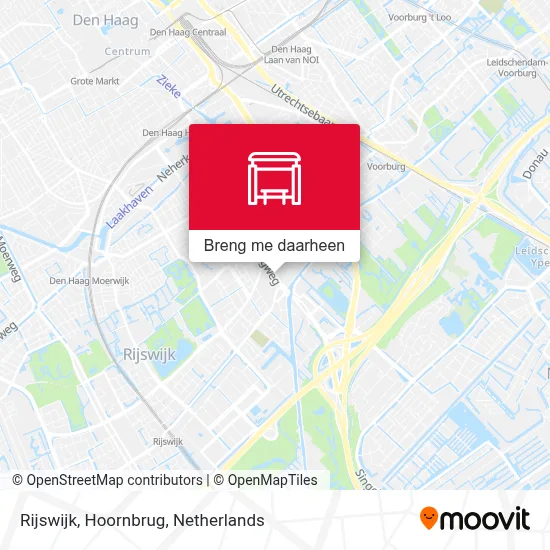 Rijswijk, Hoornbrug kaart