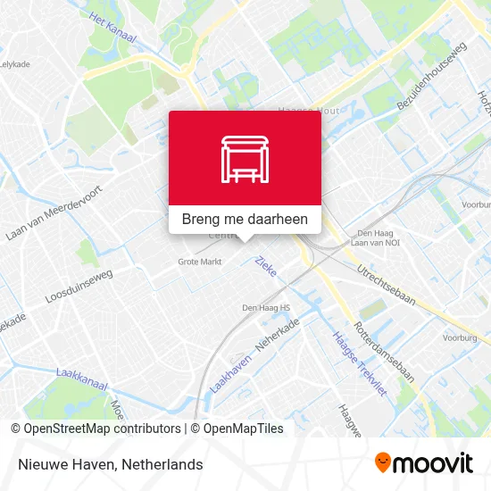 Nieuwe Haven kaart