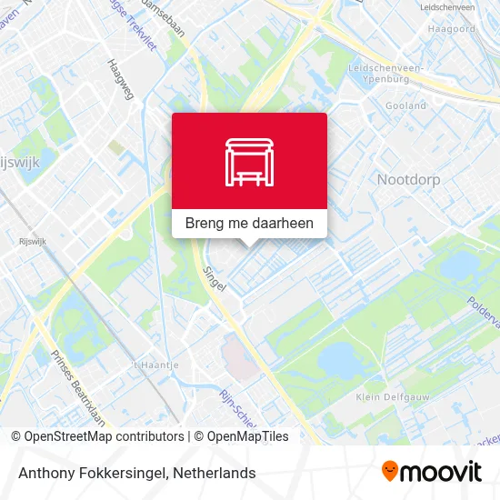 Anthony Fokkersingel kaart