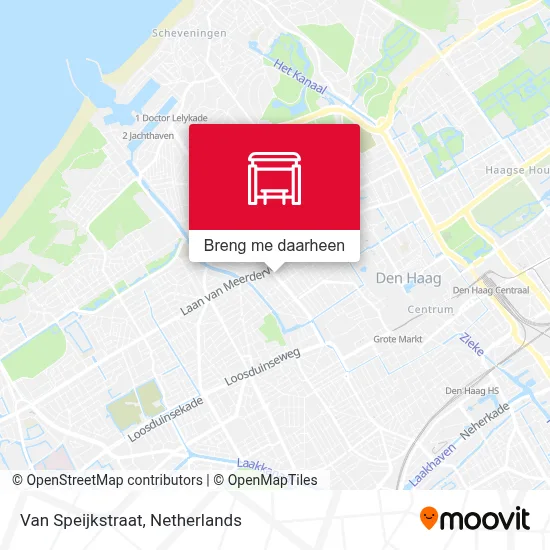 Van Speijkstraat kaart