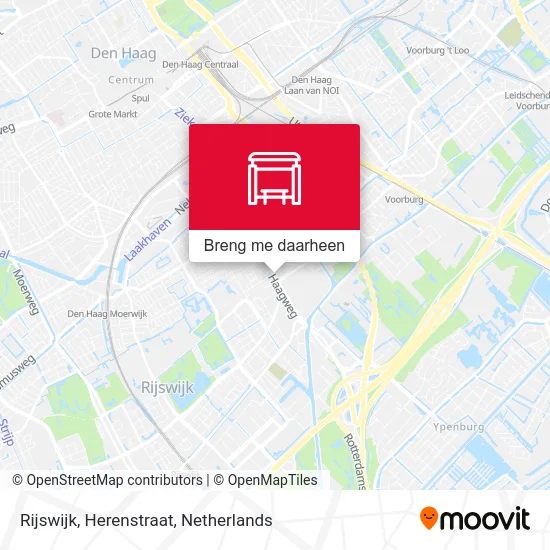 Rijswijk, Herenstraat kaart