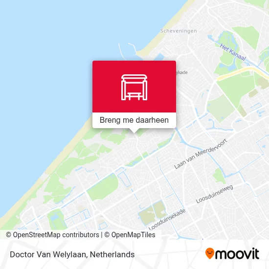 Doctor Van Welylaan kaart