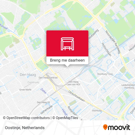 Oostinje kaart