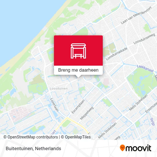 Buitentuinen kaart