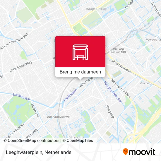 Leeghwaterplein kaart
