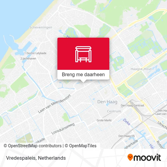 Vredespaleis kaart