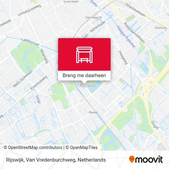 Rijswijk, Van Vredenburchweg kaart