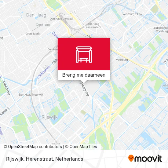 Rijswijk, Herenstraat kaart