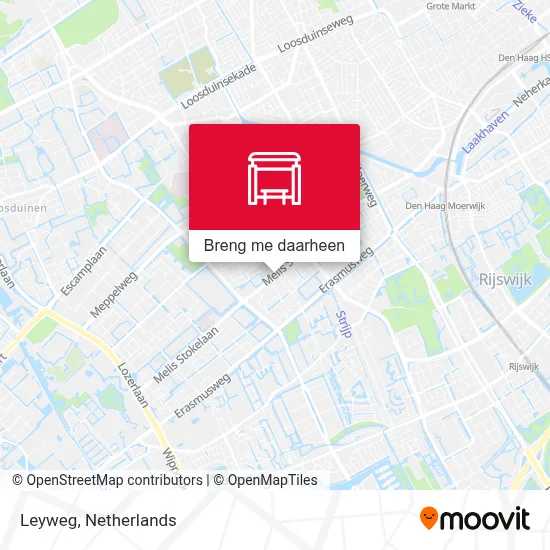 Leyweg kaart