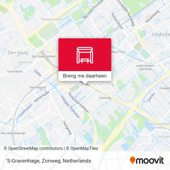 'S-Gravenhage, Zonweg kaart