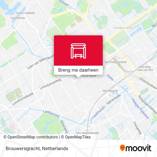 Brouwersgracht kaart