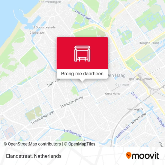 Elandstraat kaart