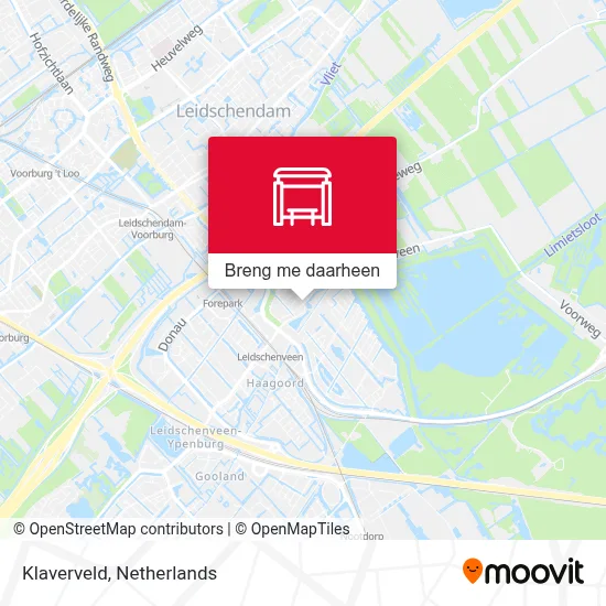 Klaverveld kaart