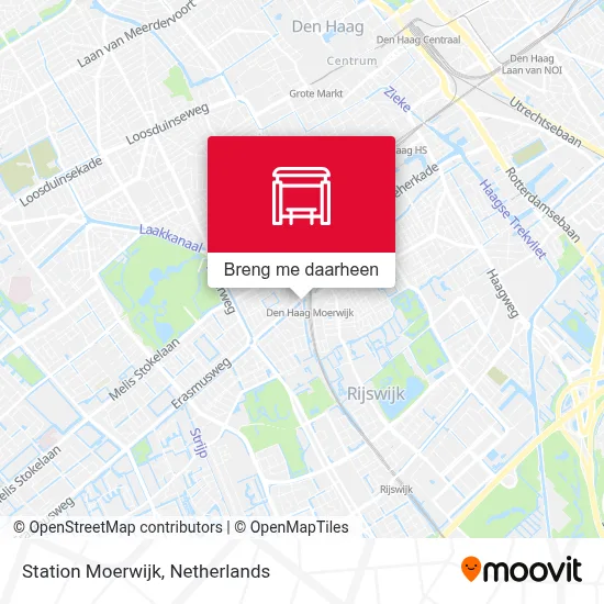 Station Moerwijk kaart
