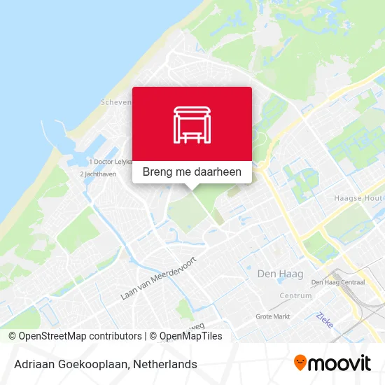 Adriaan Goekooplaan kaart