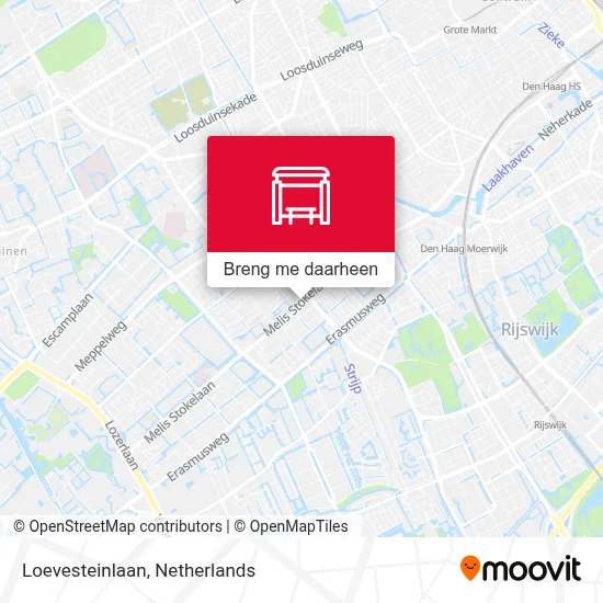 Loevesteinlaan kaart