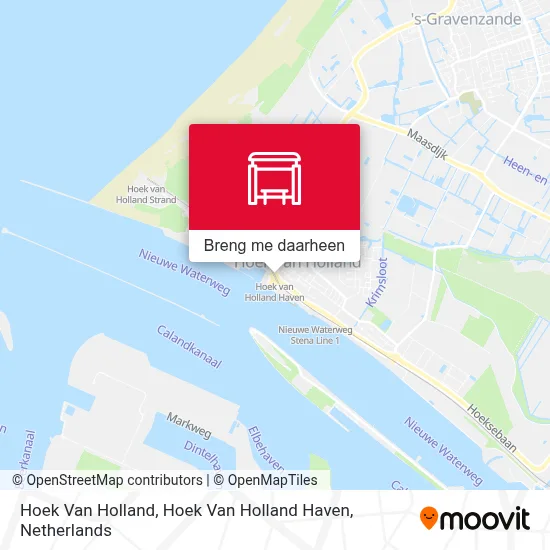 Hoek Van Holland, Hoek Van Holland Haven kaart