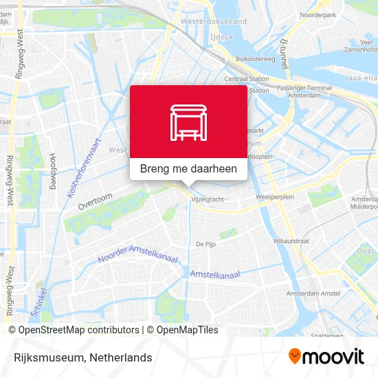 Rijksmuseum kaart
